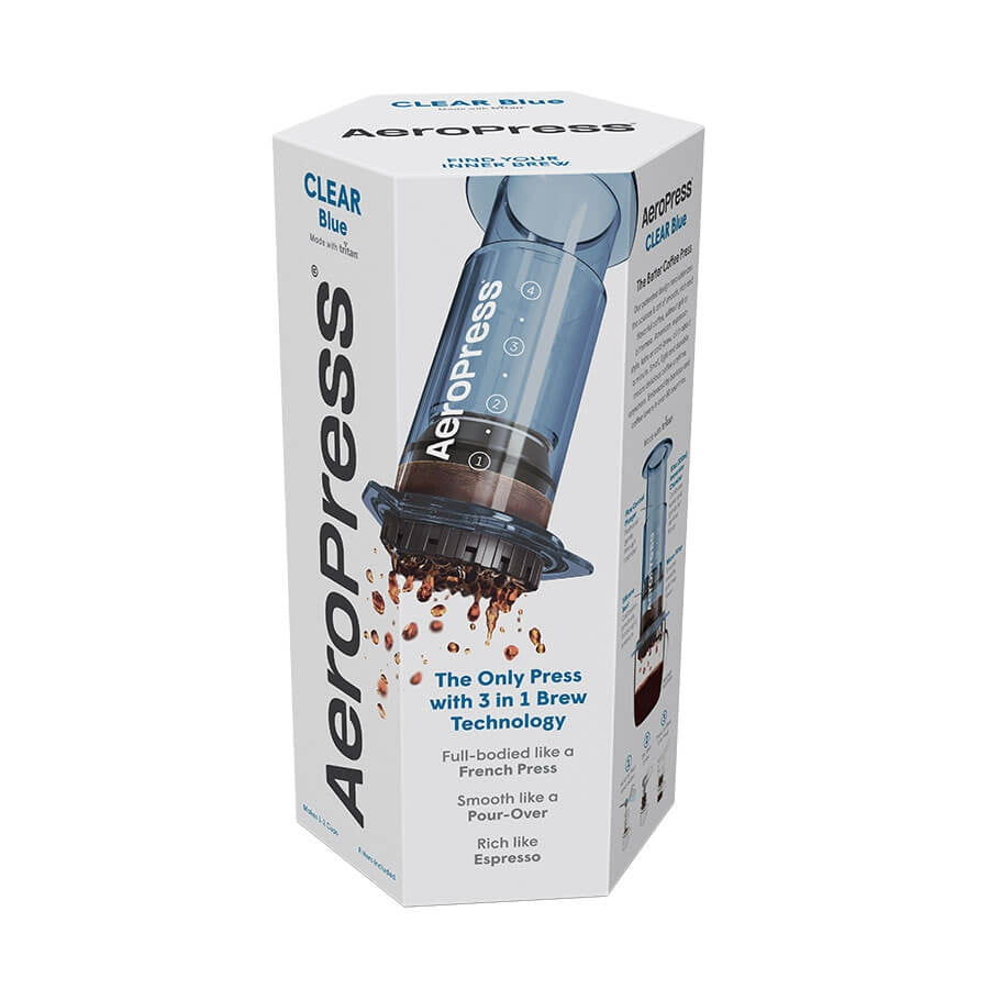 AeroPress Clear aparati za kafu, plava