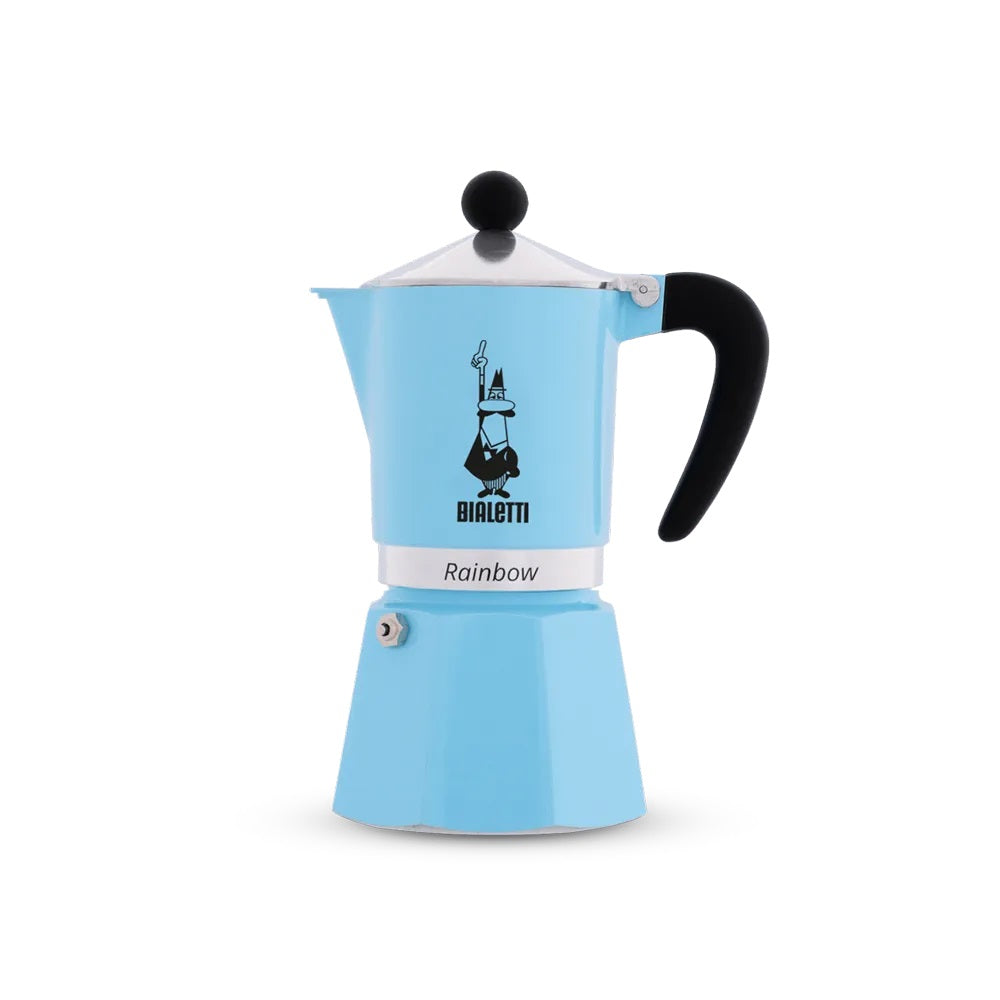 Bialetti Rainbow 3 cups aparati za kafu, plava