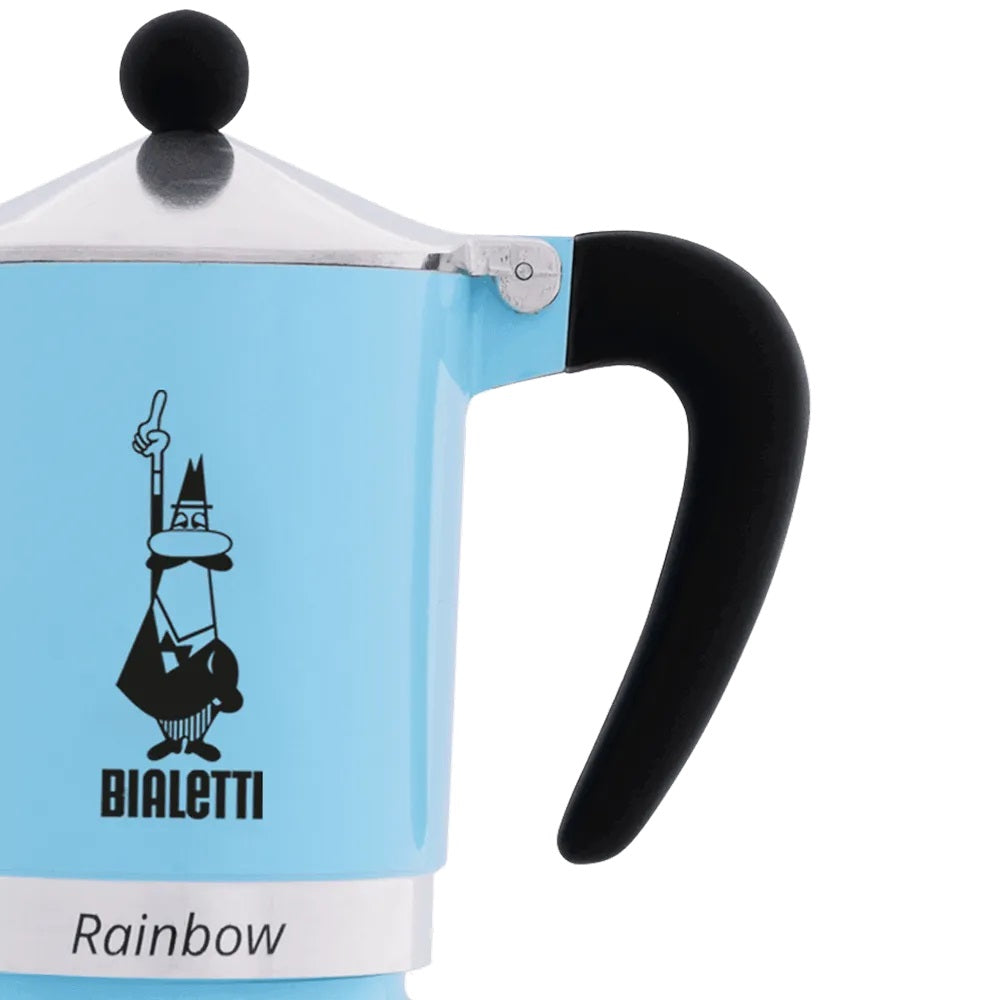 Bialetti Rainbow 3 cups aparati za kafu, plava