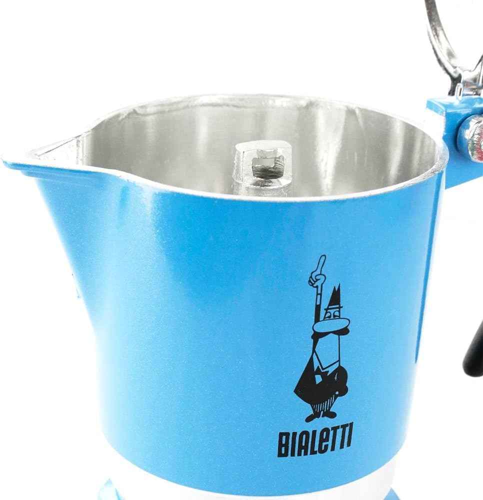 Bialetti Rainbow 3 cups aparati za kafu, plava
