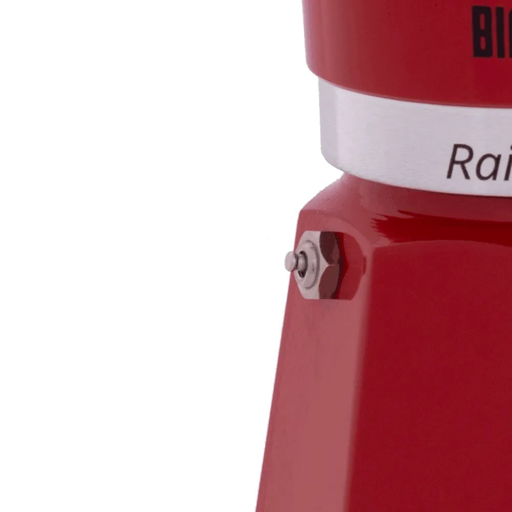 Bialetti Rainbow 3 cups aparati za kafu, crvena