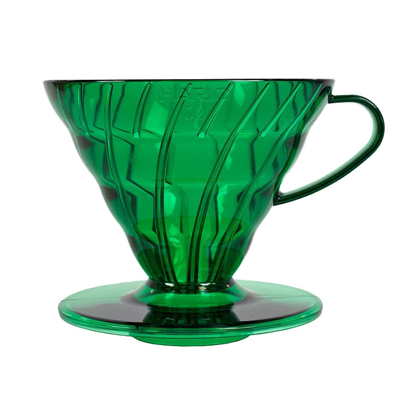 Hario V60 Candy Edition plastični driper, zelena (veličina 02)