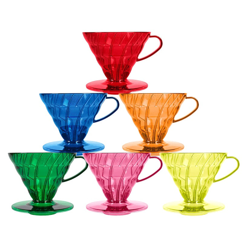 Hario V60 Candy Edition plastični driper, crveni (veličina 02)