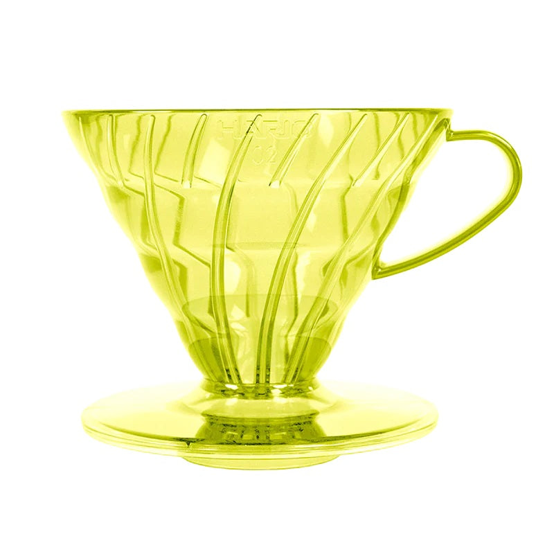 Hario V60 Candy Edition plastični driper, žuta (veličina 02)