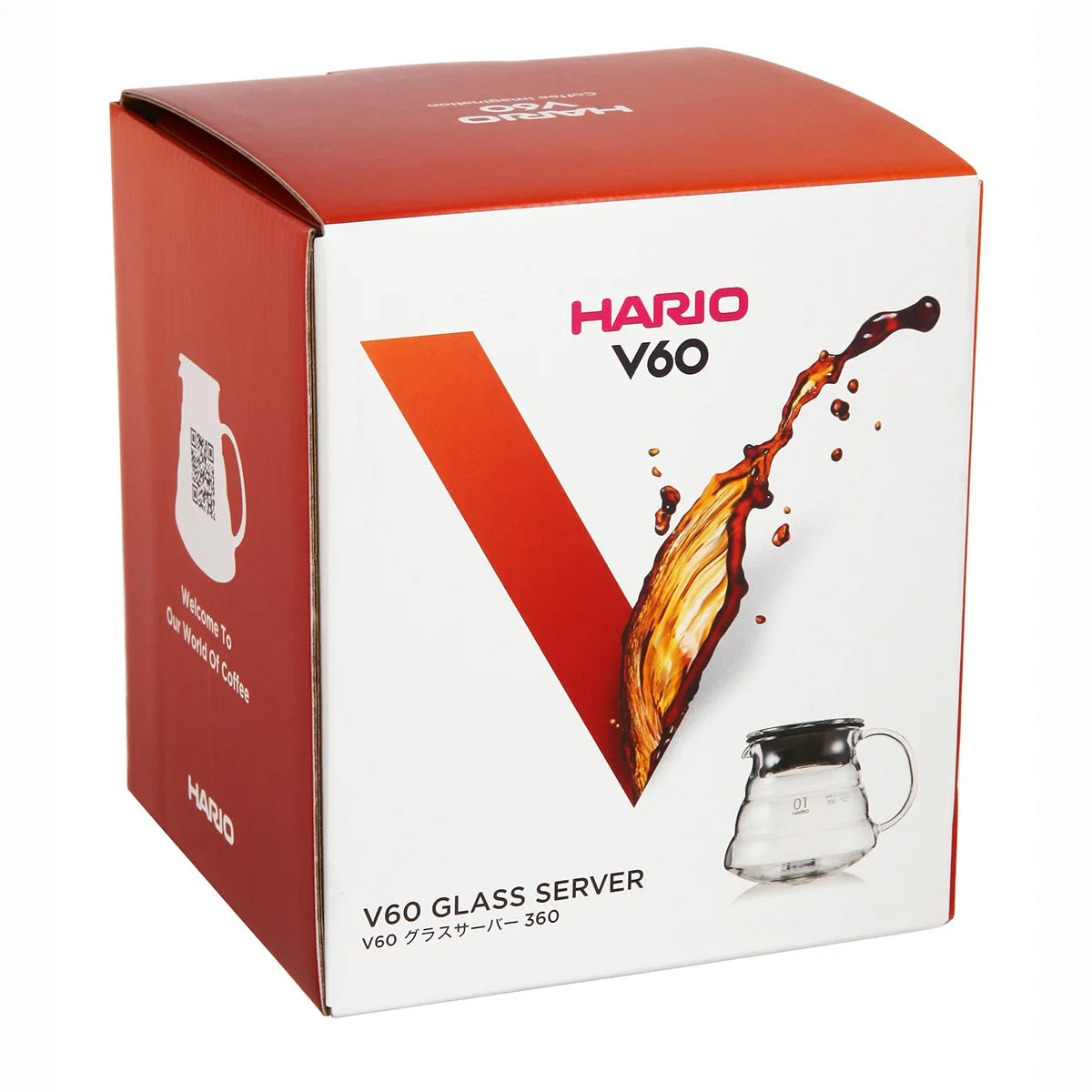 Hario V60 stakleni server, 360 ml