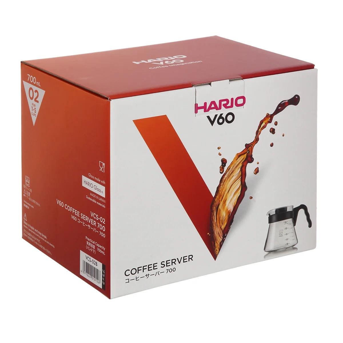 Hario V60 stakleni server, 700 ml