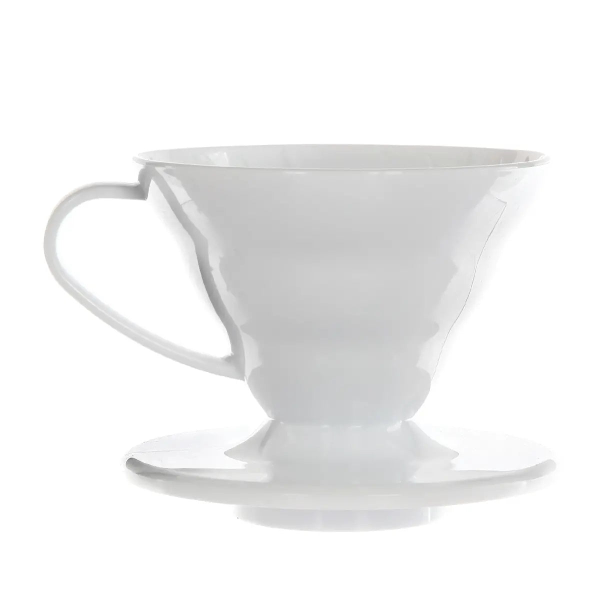 Hario V60 plastični driper, bela (veličina 02)
