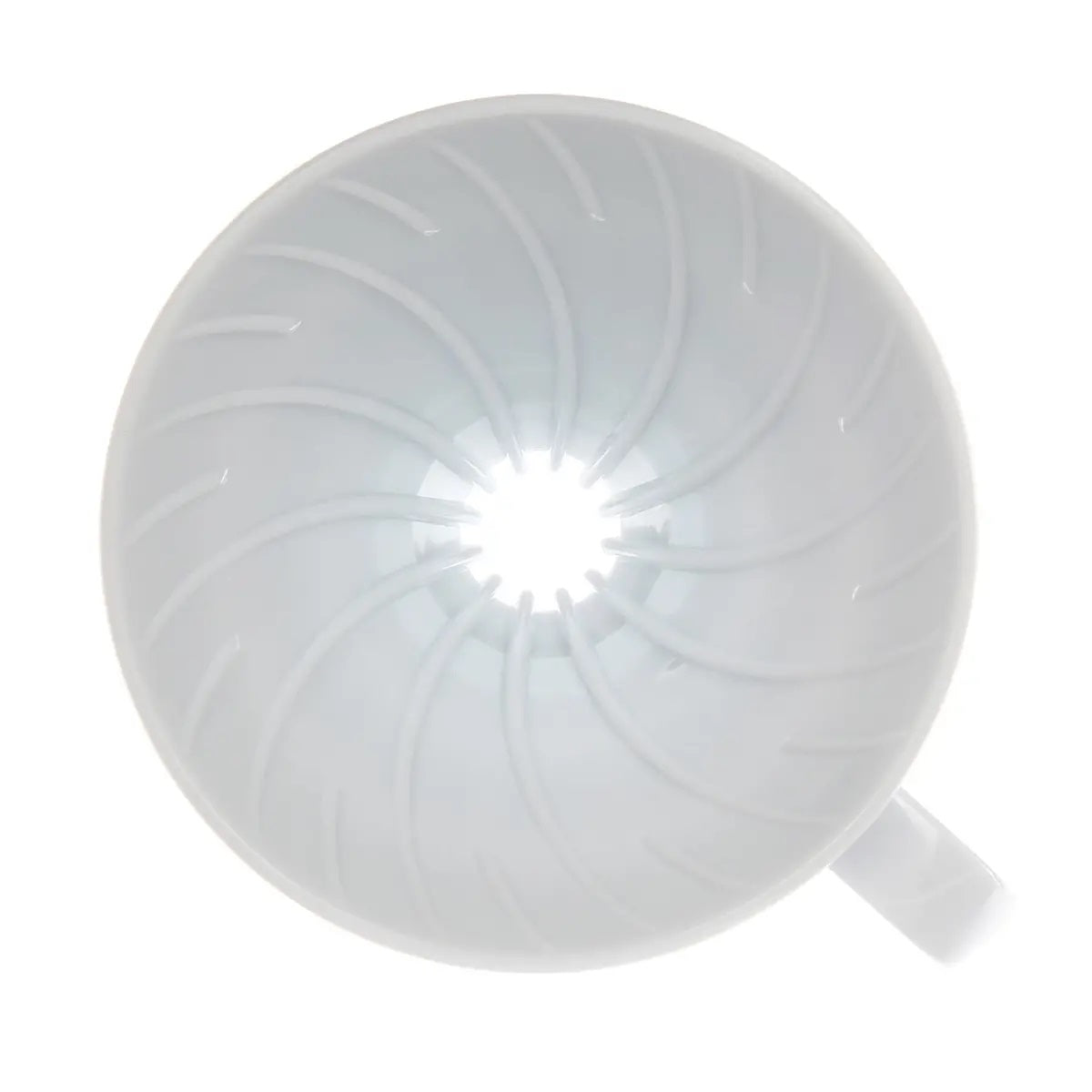 Hario V60 plastični driper, bela (veličina 02)