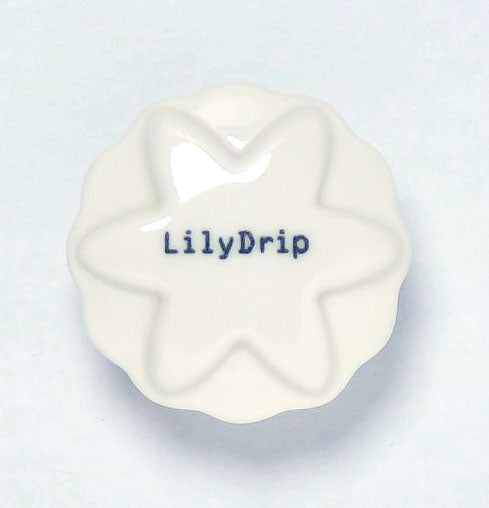LilyDrip Lotos keramički pribor, bela