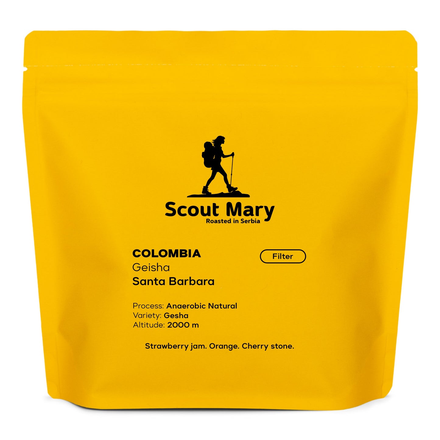 Kolumbija Geisha Santa Barbara