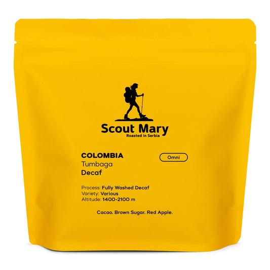 Kolumbija Tumbaga Sugarcane Decaf