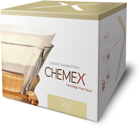 Chemex papirni filteri za kafu, beli, 100 listova (uvoz iz SAD)